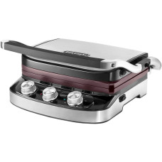 Електрогриль притискний Delonghi CGH 912C Steel BK