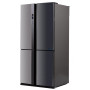 Холодильник з морозильною камерою Sharp SJ-EX820FSL