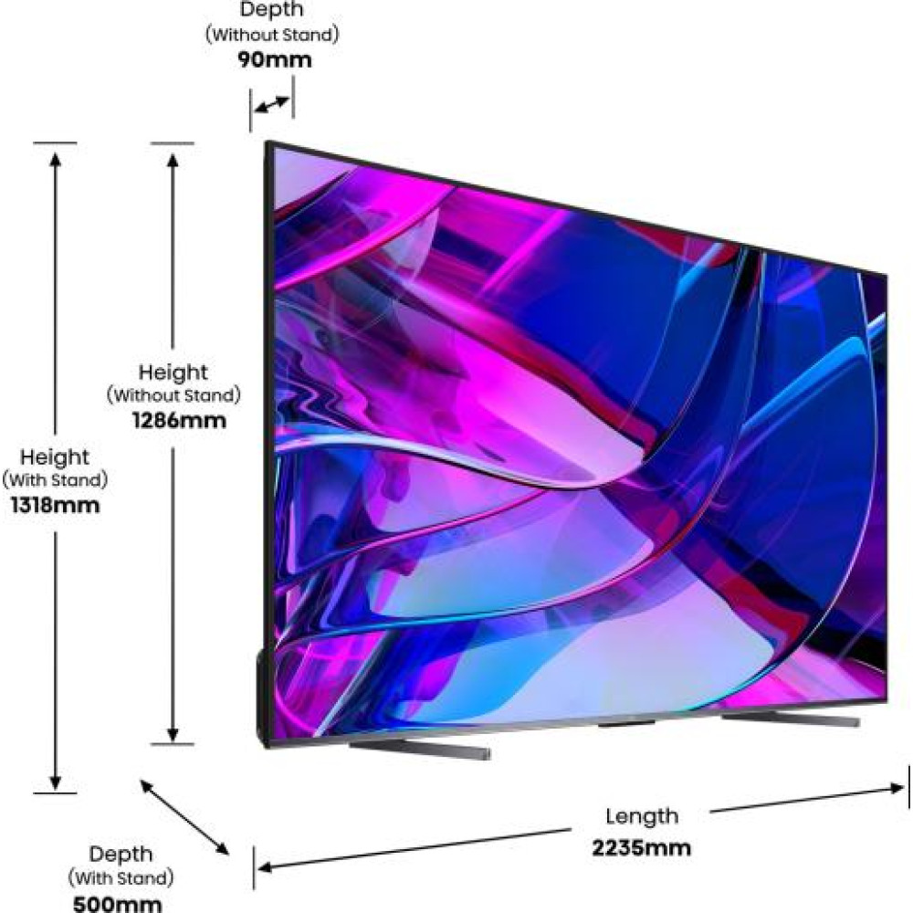 Телевізор Hisense 100U7KQ