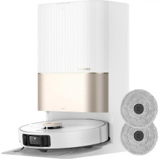 Робот-пилосос з вологим прибиранням Dreame X40 Ultra White