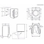 Вбудована пральна машина Electrolux EW7WN368SPI