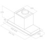 Витяжка Elica Hidden 2.0 BL MAT/A/72