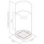 Витяжка Elica Tube Pro Island BL MAT/A/43