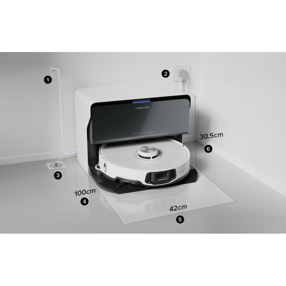 Робот-пилосос Roborock S8 MaxV Ultra White