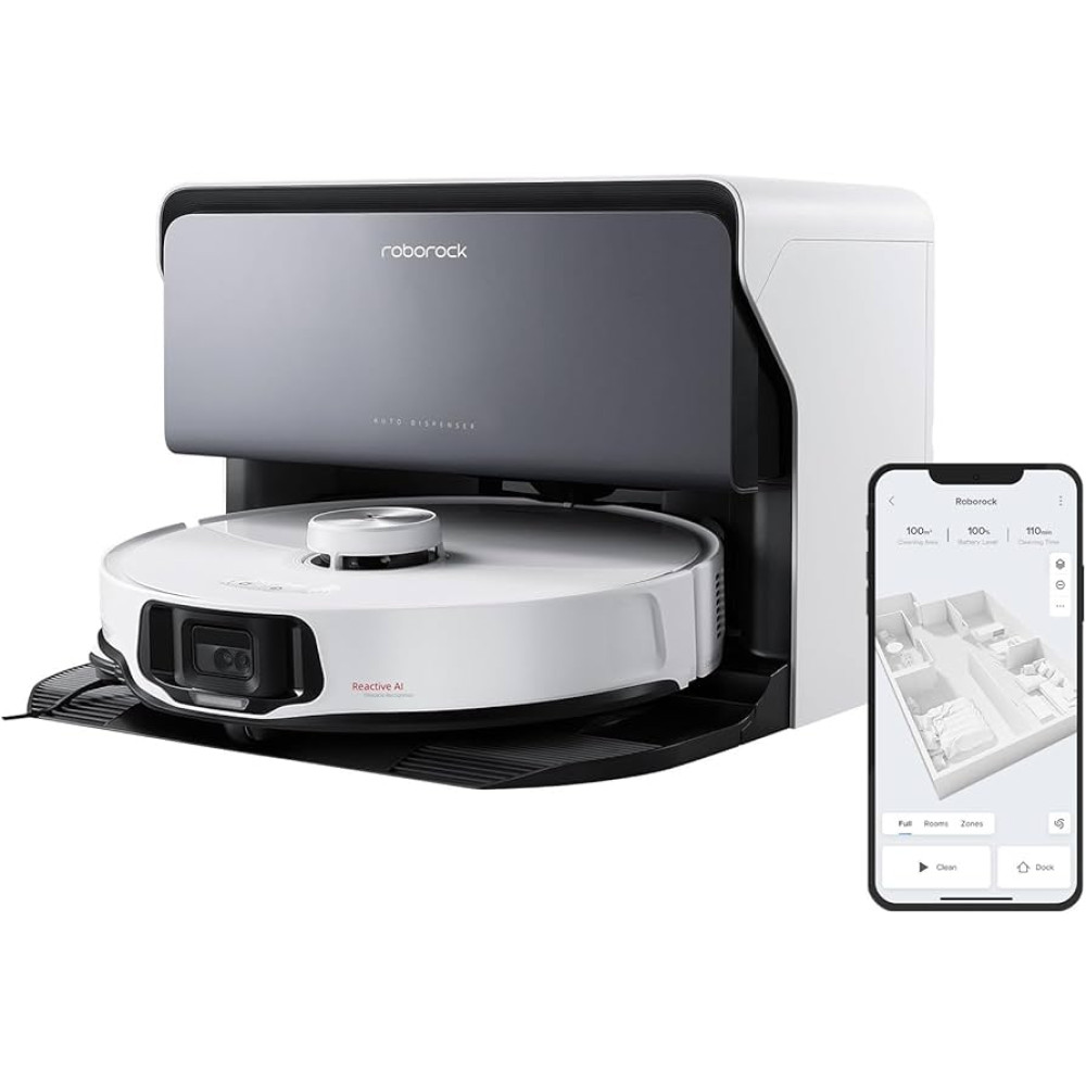 Робот-пилосос Roborock S8 MaxV Ultra White