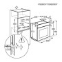 Духовка електрична Electrolux EOD6P77WX