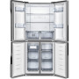 Холодильник з морозильною камерою Gorenje NRM8181MX
