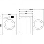 Прально-сушильна машина автоматична Whirlpool FFWDB 864349 BV
